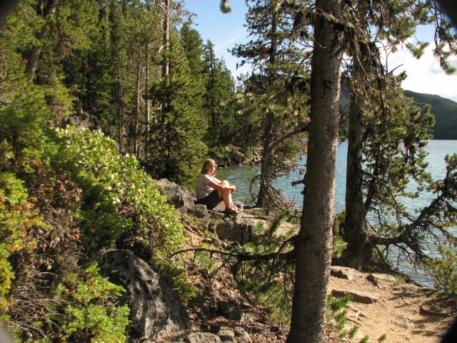 Marina, on Paulina Lake